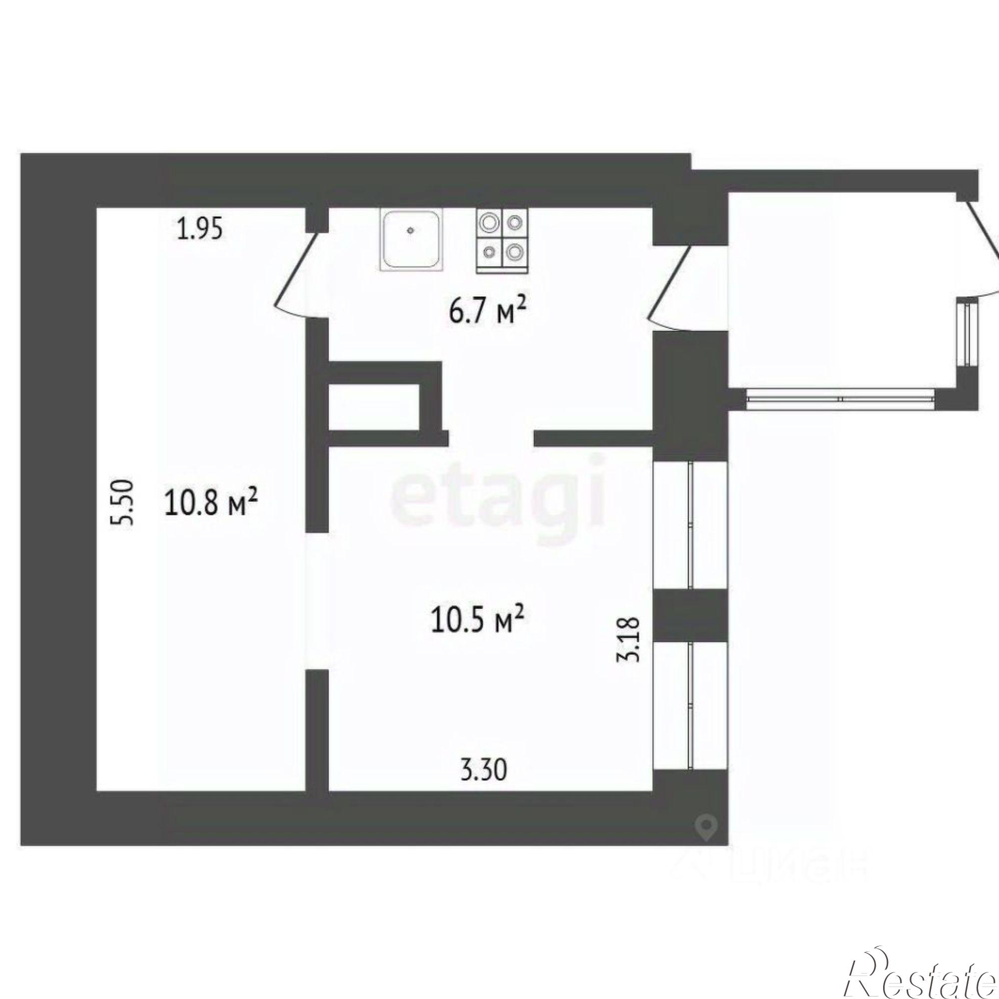 Купить квартиру за 4 690 000 рублей на ул Комиссарова, 26