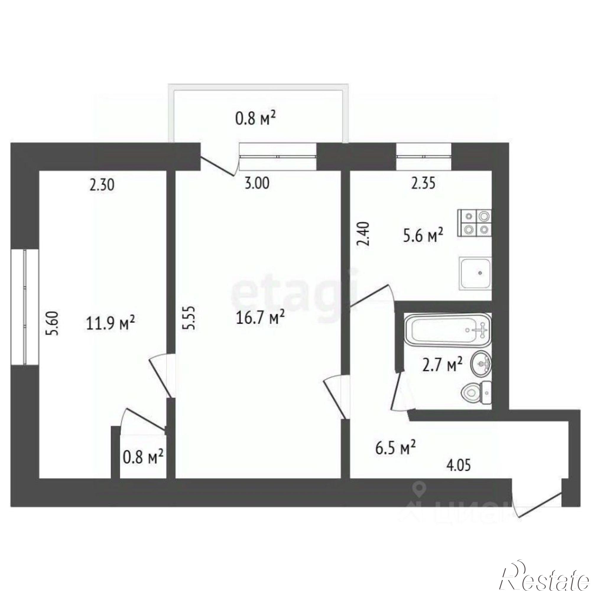 Купить квартиру за 7 900 000 рублей на ул Нахимова, 25