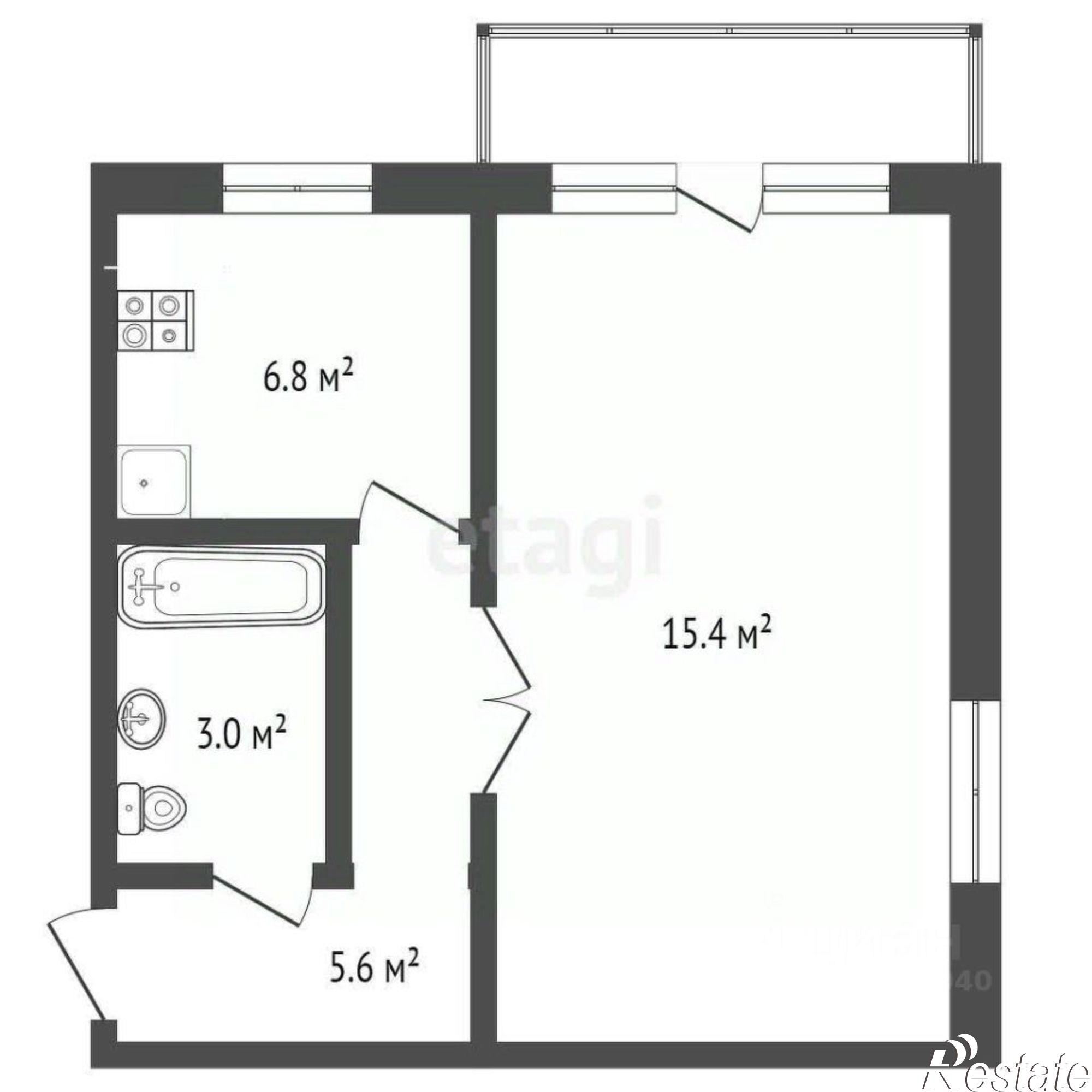 Купить квартиру за 4 900 000 рублей на ул Галерейная, 15
