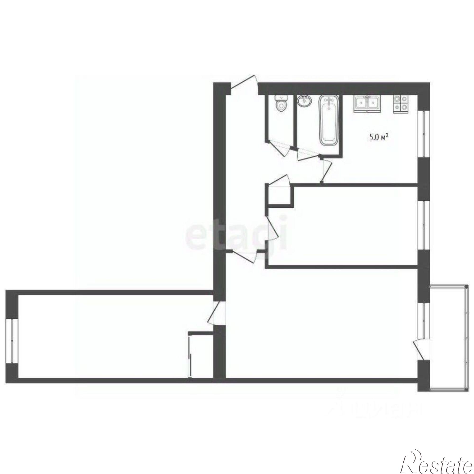 Купить квартиру за 7 000 000 рублей на ул Гарнаева, 68