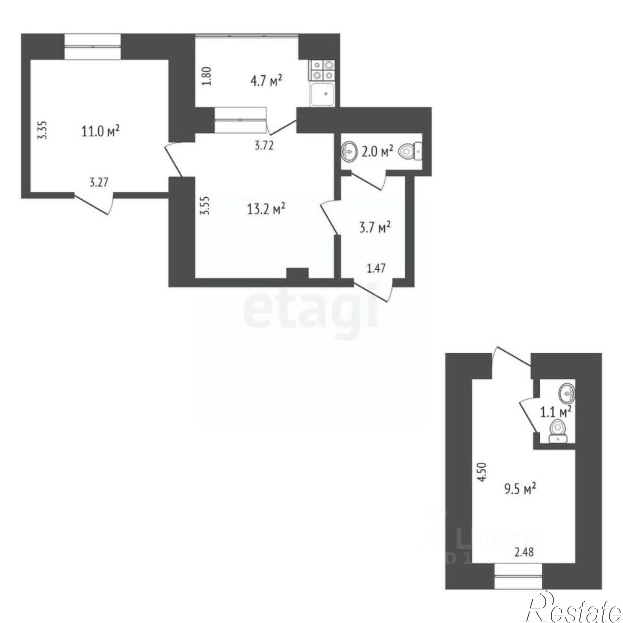 Купить квартиру за 7 500 000 рублей на ул Победы, 5