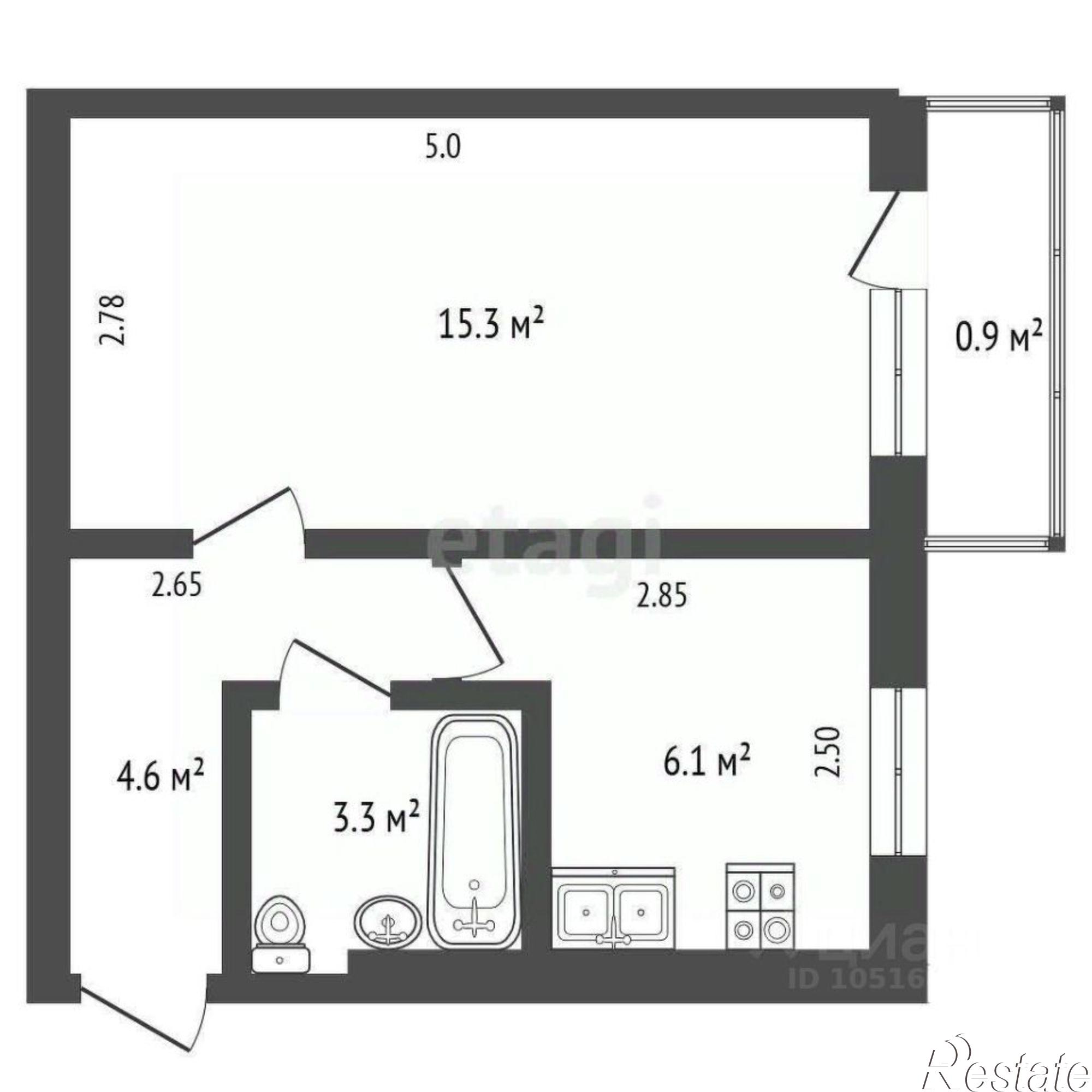 Купить квартиру за 4 650 000 рублей на ул Первушина, 32