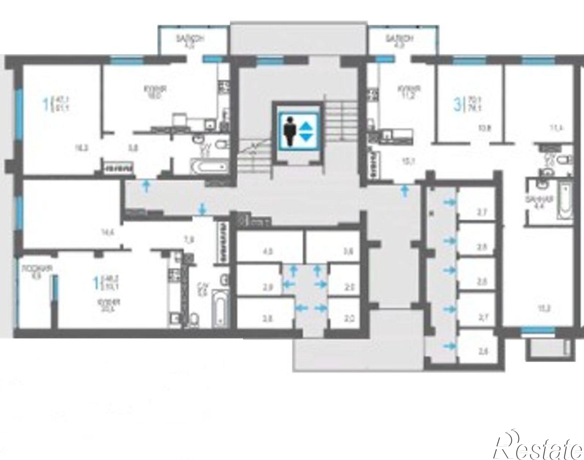 Купить квартиру за 8 665 000 рублей на Симферопольское шоссе, 52