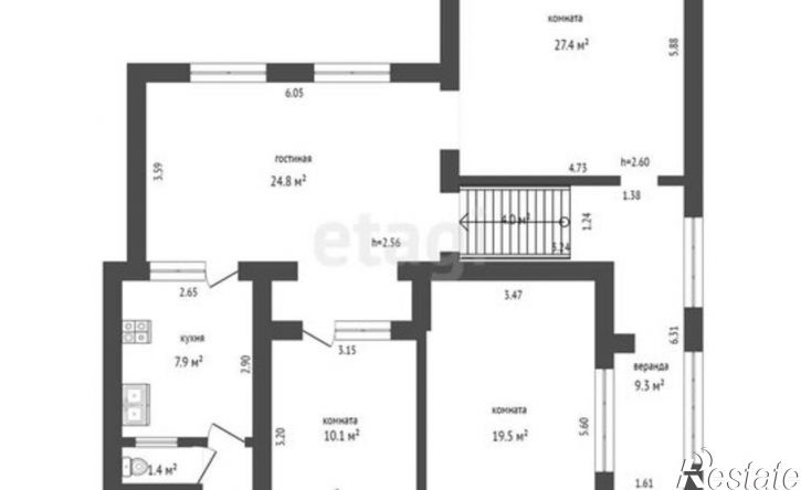 3-комн квартира ул Крымская, 82Б,  д. 82Б