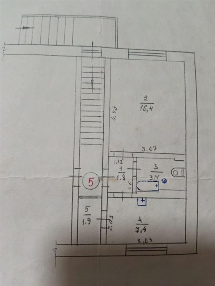 1-комн квартира Симферопольское шоссе, д. 42