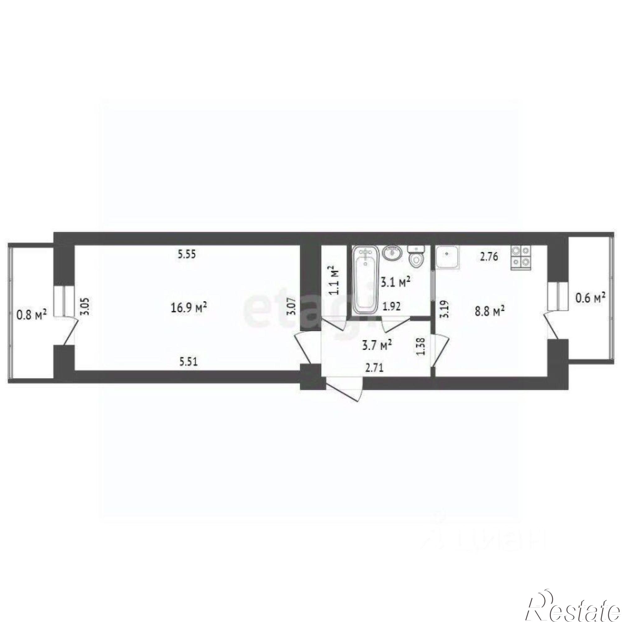 Купить квартиру за 6 000 000 рублей на ул Челнокова, 74