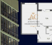 2-комн, 75кв м, этаж 2/9 улица Грина, 43