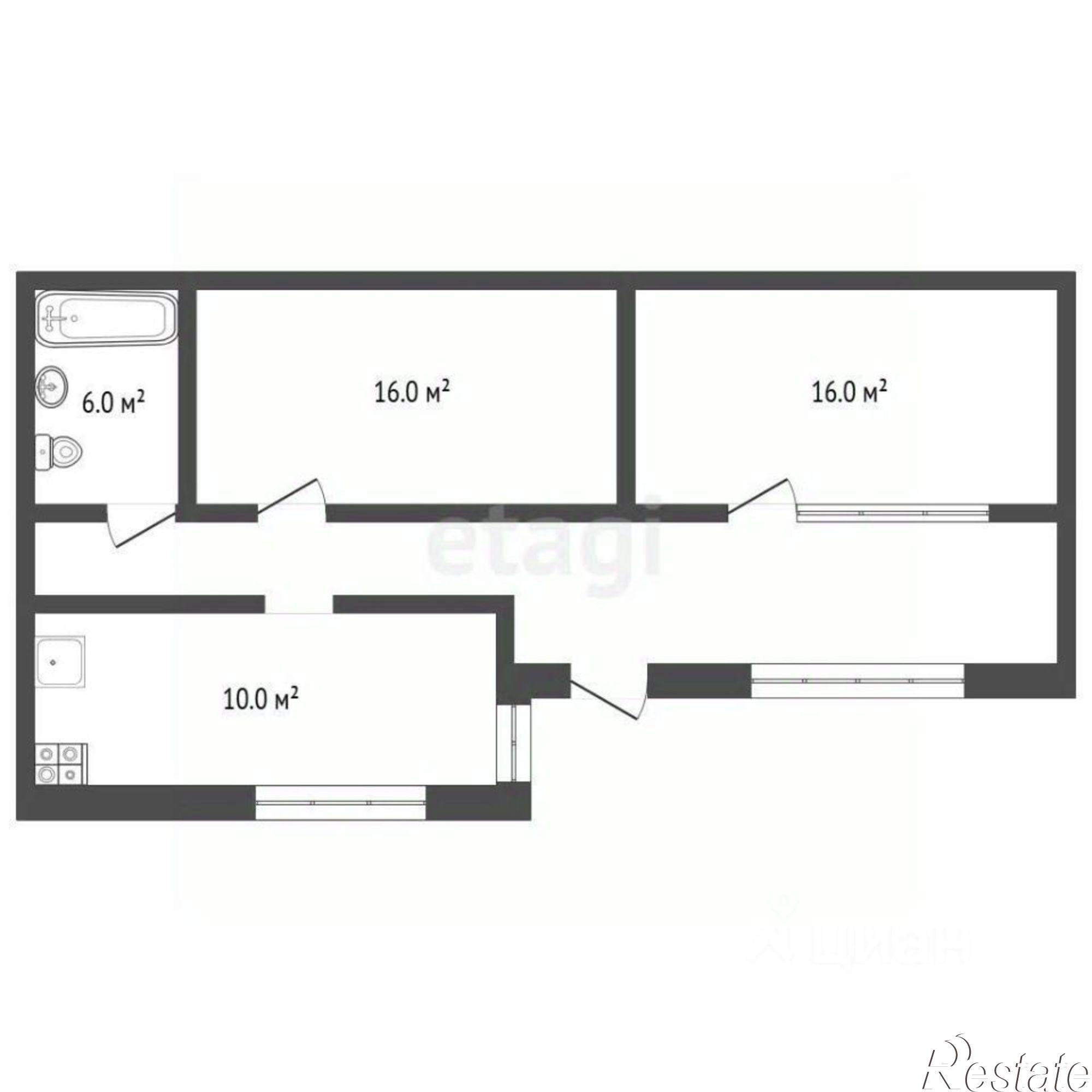 Сдать квартиру за 35 000 рублей на ул Чехова, 14