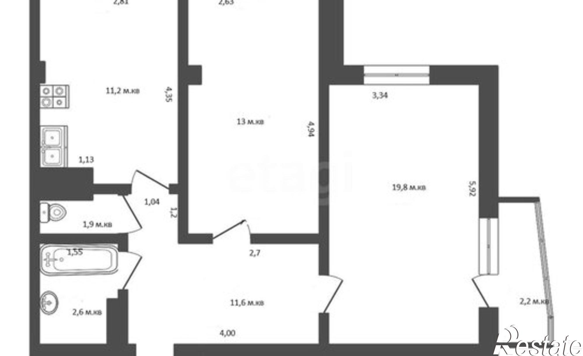 Купить квартиру за 7 000 000 рублей на Симферопольское шоссе, 28