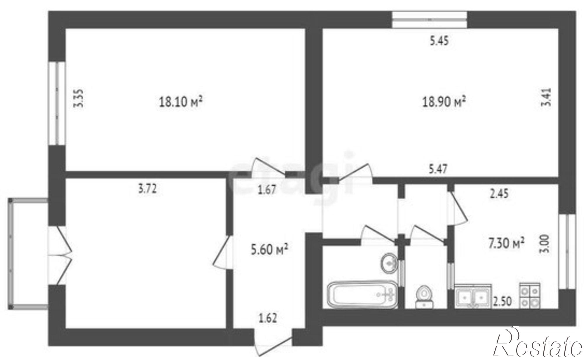 Купить квартиру за 10 200 000 рублей на бульвар Коробкова, 1