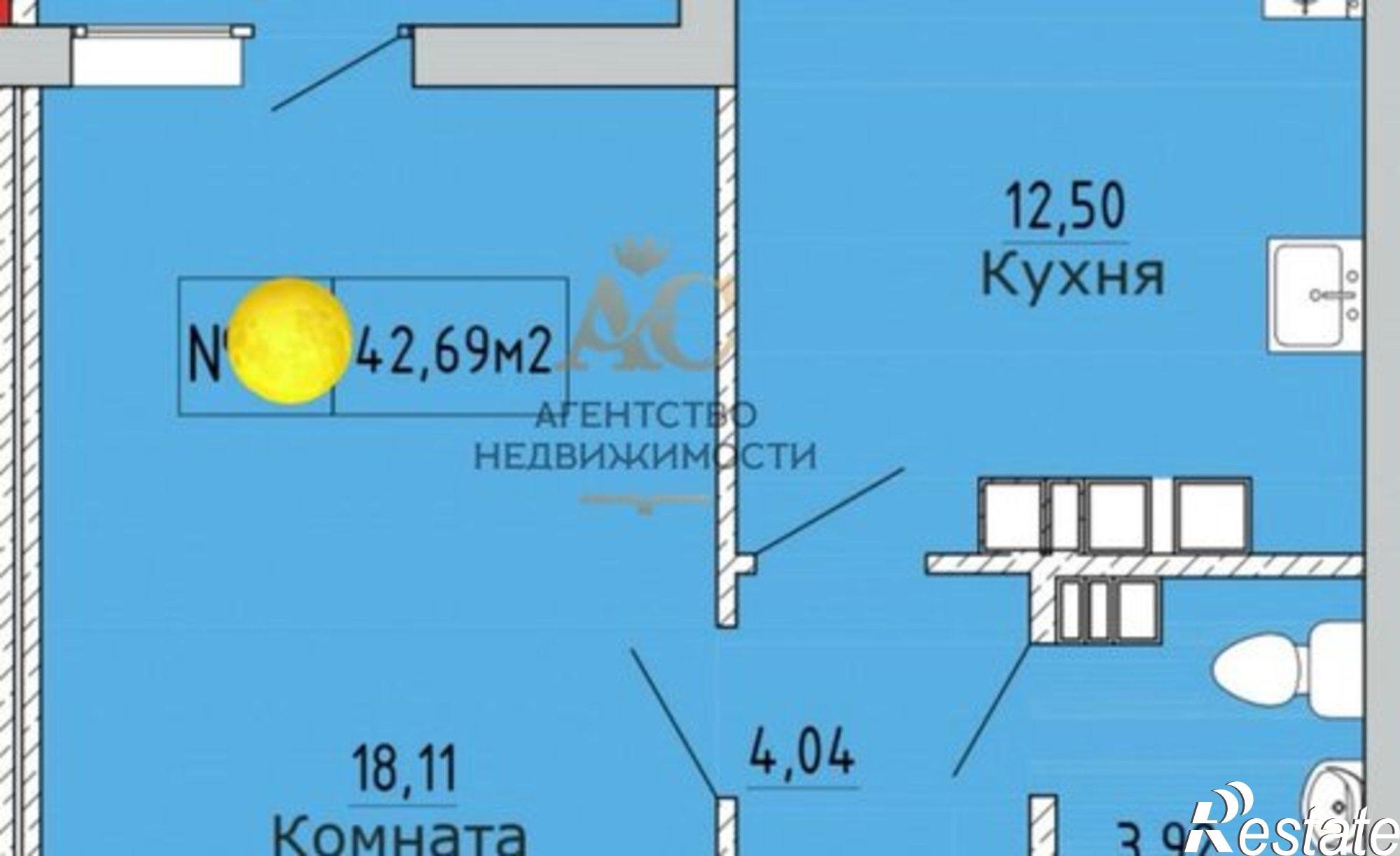 Купить квартиру за 8 700 000 рублей на Грина улица, 43