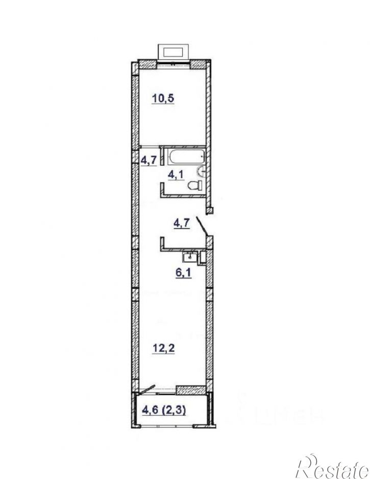1-комн квартира ул Нахимова, 2,  д. 2
