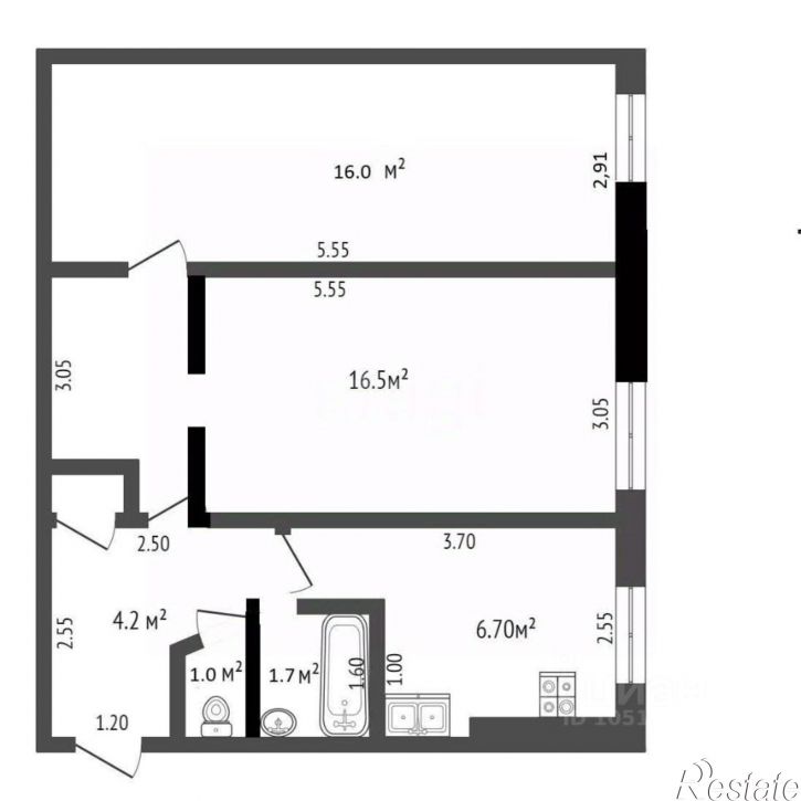 2-комн квартира Симферопольское шоссе, 31В,  д. 31В