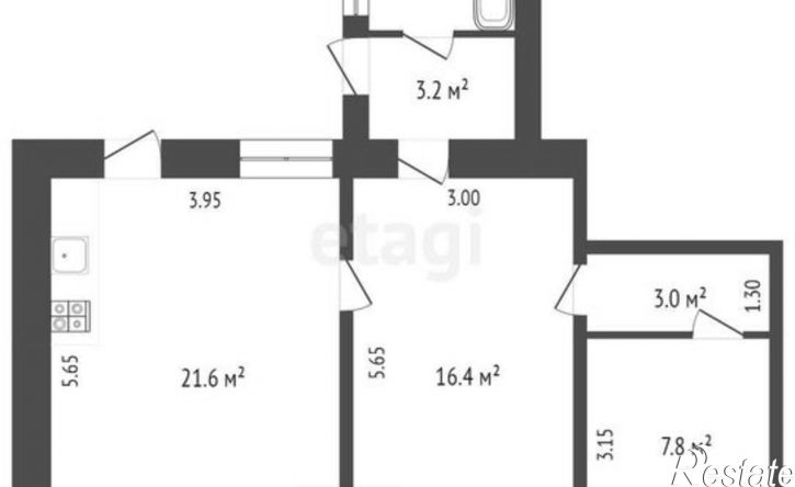 3-комн квартира улица Десантников, 7Б,  д. 7Б