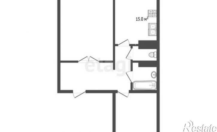 2-комн квартира Симферопольское шоссе, 11 к1,  д. 11 к1