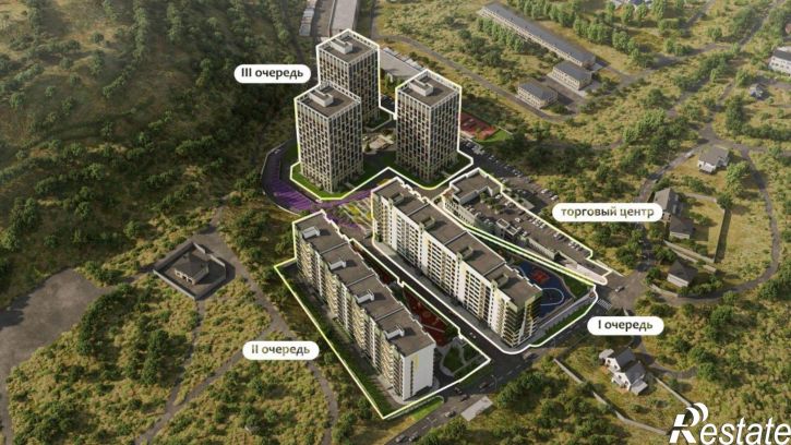 1-комн квартира в новом доме ул Софиевская, 1,  д. 1