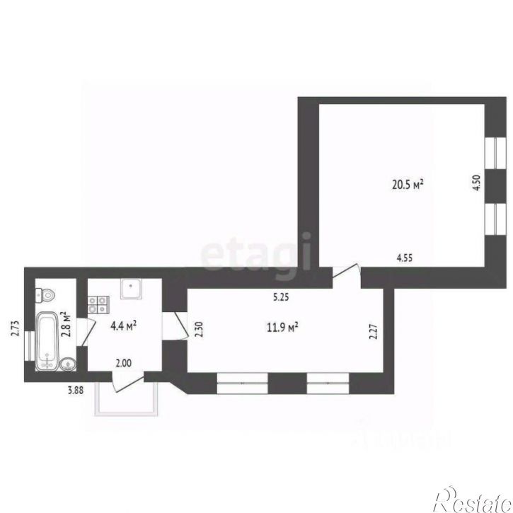 2-комн квартира ул Красноармейская, 3,  д. 3