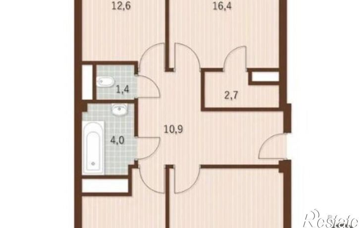 3-комн квартира ул Гарнаева, 63К,  д. 63К