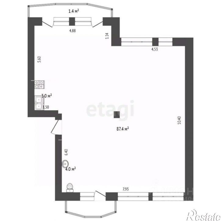 2-комн квартира улица Семашко, 2А,  д. 2А