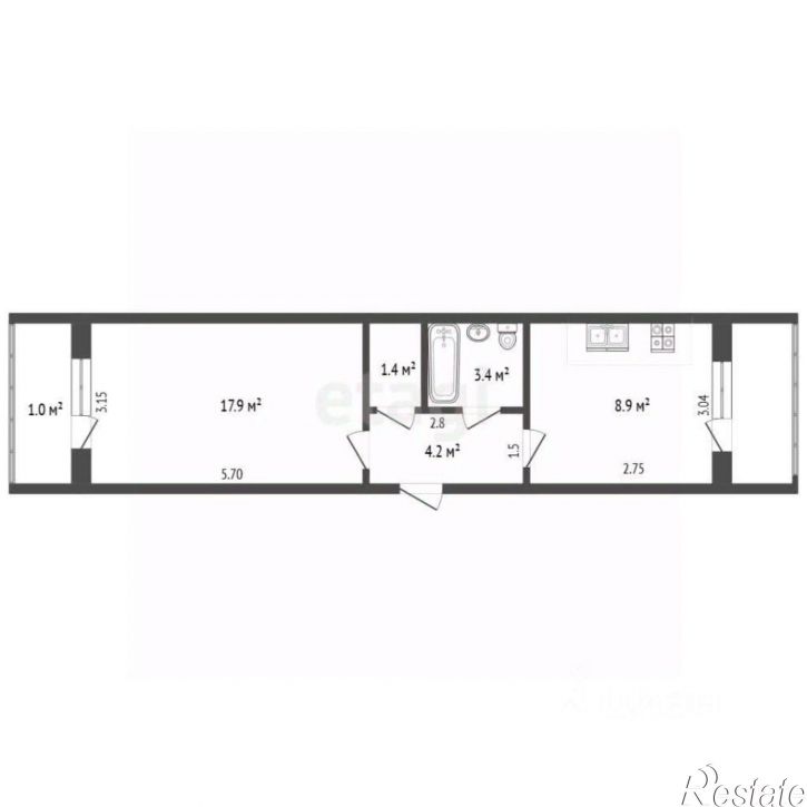1-комн квартира ул Челнокова, 62а,  д. 62а