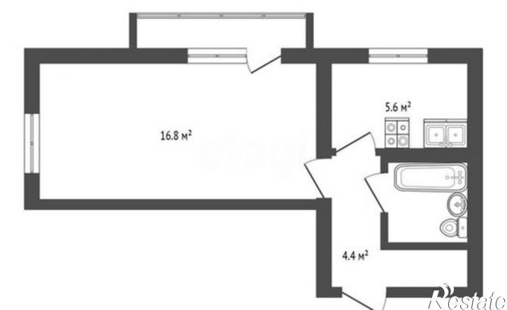 1-комн квартира Русская улица, 38,  д. 38