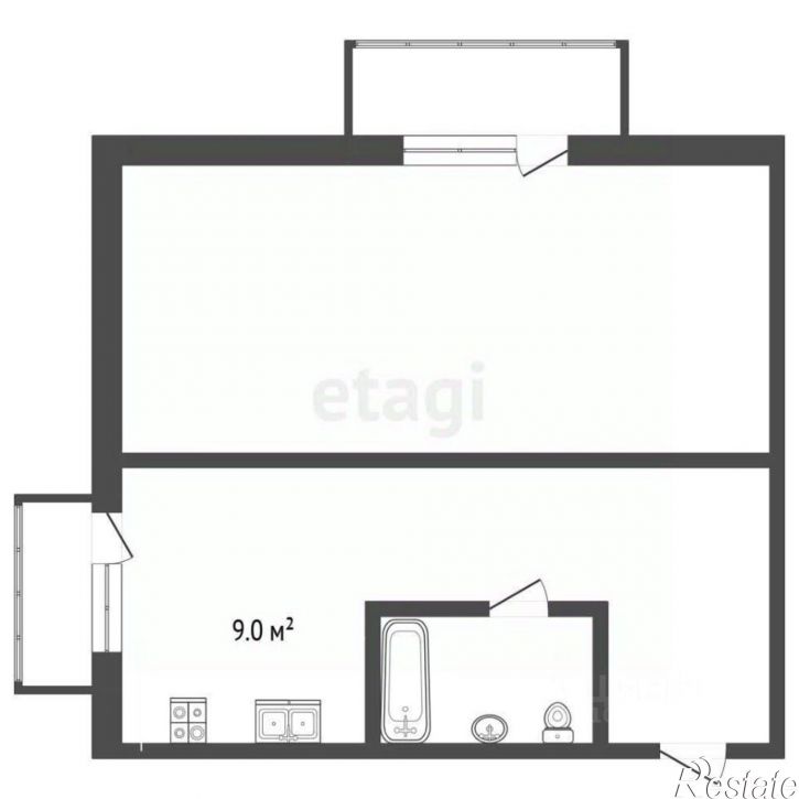 1-комн квартира ул Дружбы, 42Б,  д. 42Б