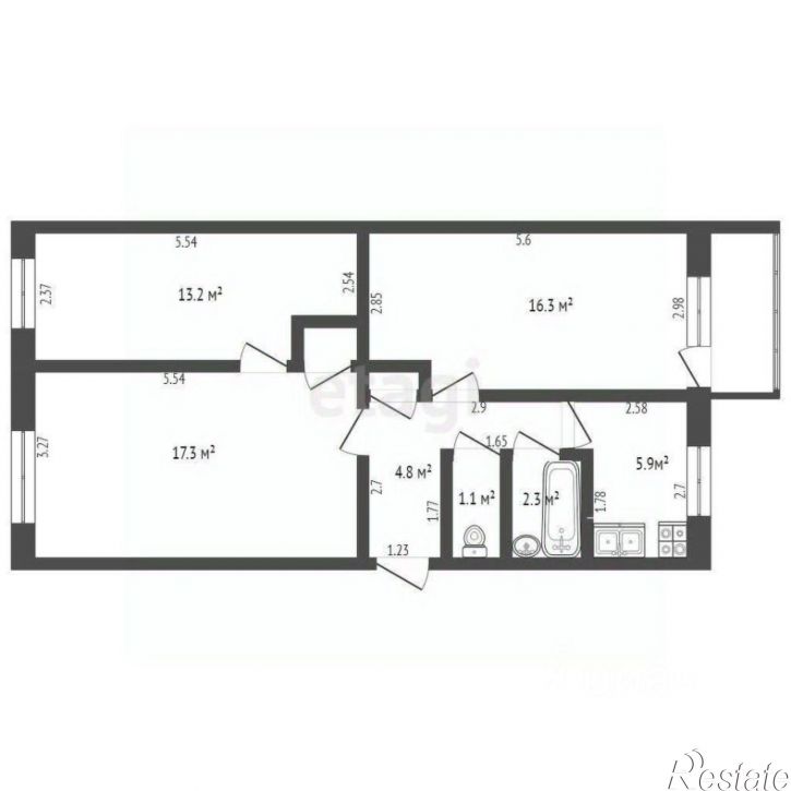 3-комн квартира ул Дружбы, 18,  д. 18
