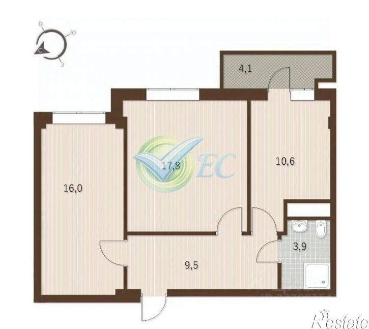 2-комн квартира ул Гарнаева, 63К,  д. 63К