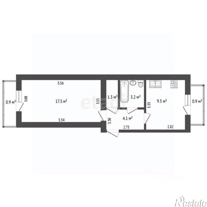 1-комн квартира ул Челнокова, 62а,  д. 62а