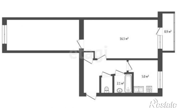 2-комн квартира ул Первушина, 28,  д. 28