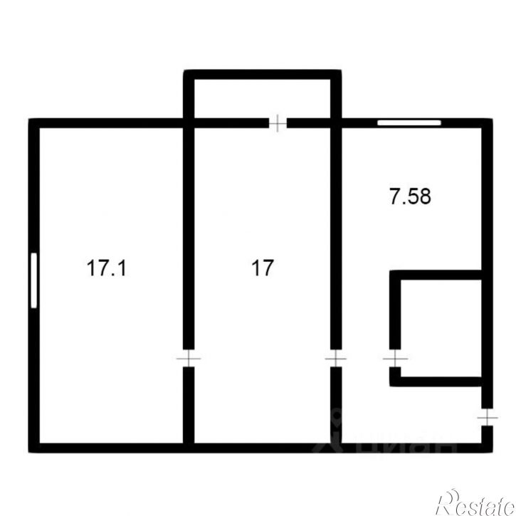 2-комн квартира Керченское шоссе, 20,  д. 20