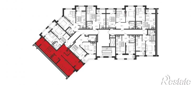 2-комн квартира в новом доме Георгия Десюка ул., д.5