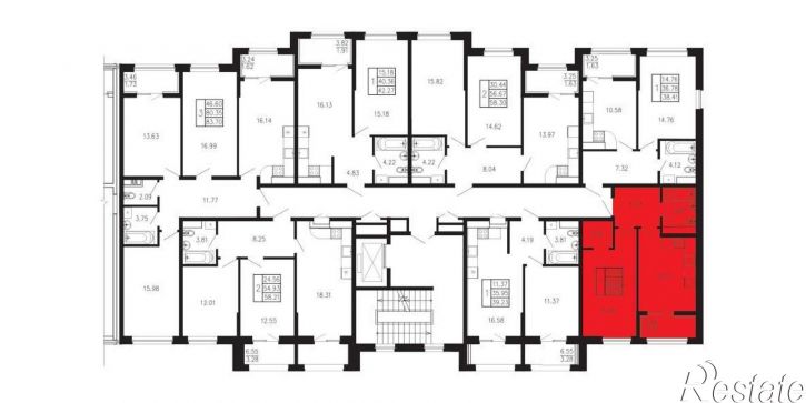 1-комн квартира в новом доме Георгия Десюка ул., д.5