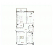 3-комн, 85 кв м, этаж 4/6 Индустриальный переулок, 4