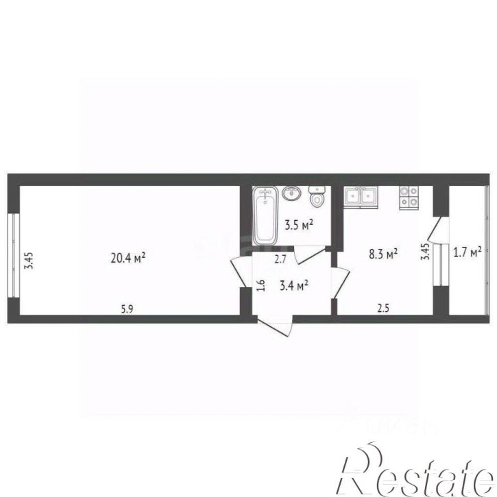 1-комн квартира Челнокова улица, 110,  д. 110