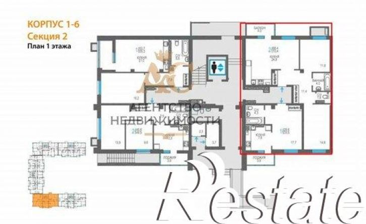 2-комн квартира Симферопольское шоссе, 48 к1,  д. 48 к1